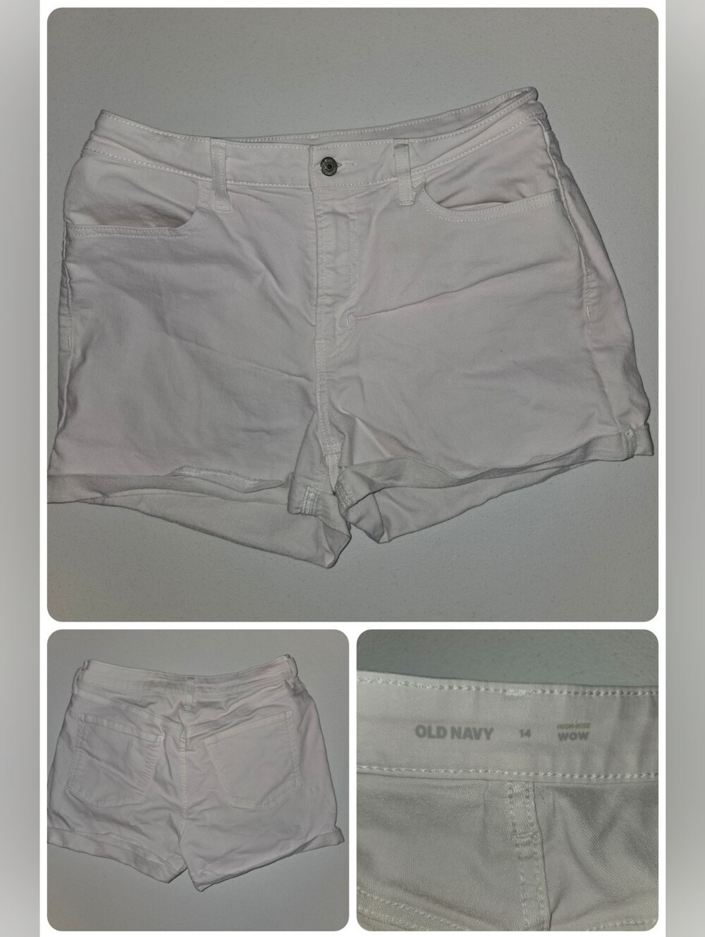 Old Navy White Women's Denim Shorts